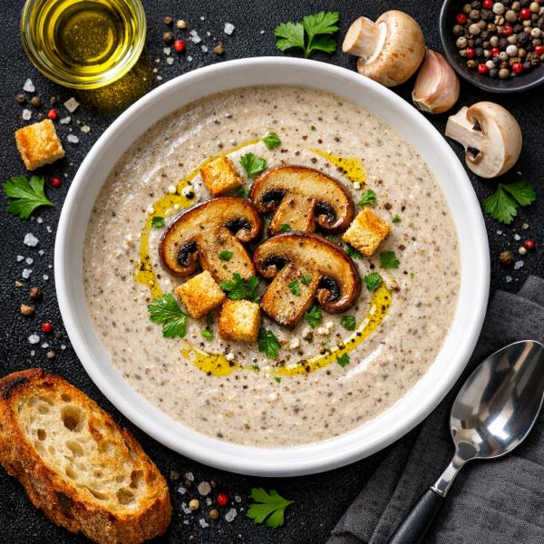 Крем-суп из шампиньонов