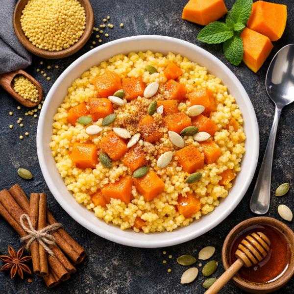 Пшённая каша с тыквой