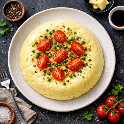 Омлет на пару