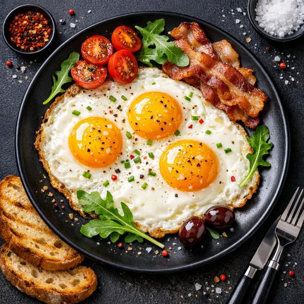 Яичница глазунья