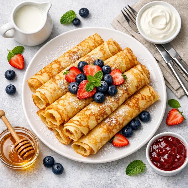 Блины на молоке