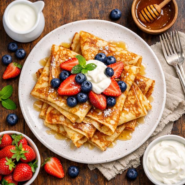 Блины на кефире