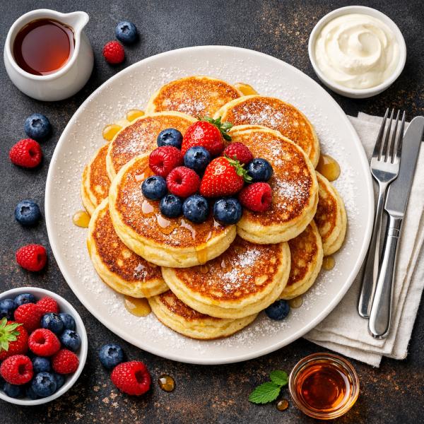Пышные оладьи