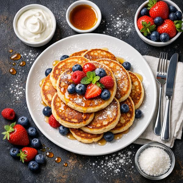 Оладьи на кефире