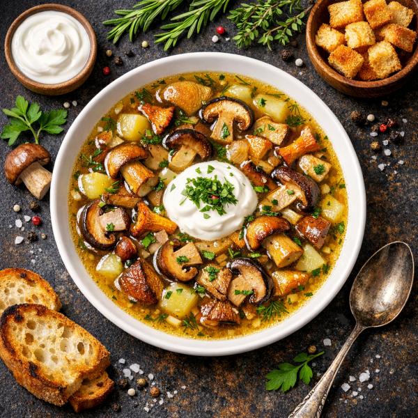 Грибной суп